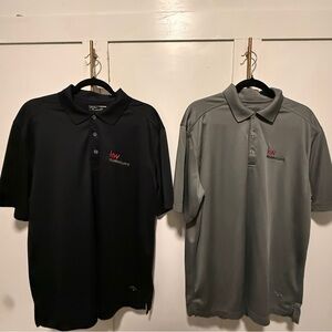 KW CALLAWAY LG Men's Black and Gray Polo Shirts